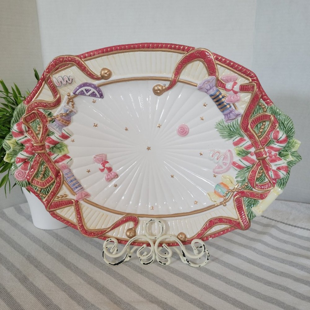 Fitz & Floyd Nutcracker Sweets Serving Tray